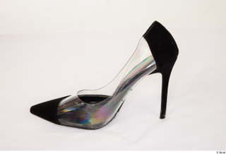 Ashley Clothes  330 black high heels drape shoes 0006.jpg